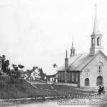 Église de l'Ange-Gardien sur la Côte-de-Beaupré vers 1920