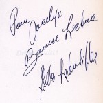 Signature de Gilles Latulippe dans ma copie du livre "Drôle en titi"