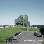 Le pont de Québec en couleur le 30 juillet 1953